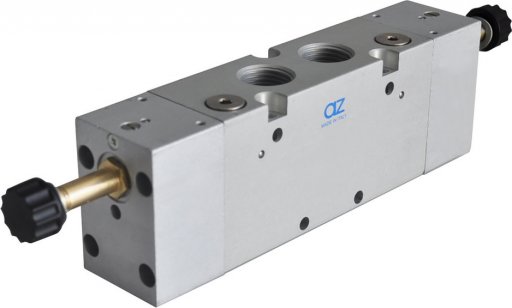 Elektrozawór 5/3 CO, zew.pilot G1/2, centrowany sprężyną,